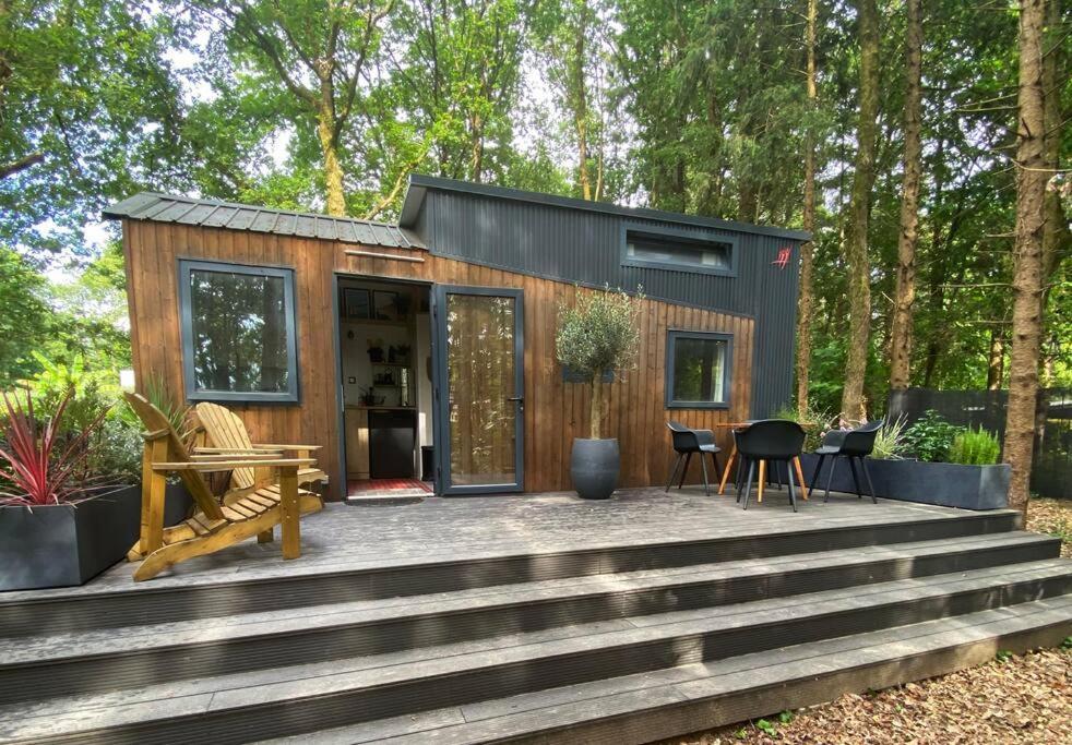 Tiny House Sur Terrain Boise A 10 Mn De La Mer Férel Exterior photo